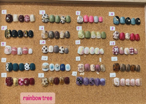 RAINBOW TREE | フットスペシャルメニューのデザイン追加中です😊