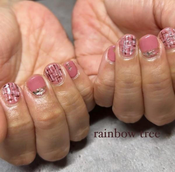 RAINBOW TREE | ツイード×ピンク
