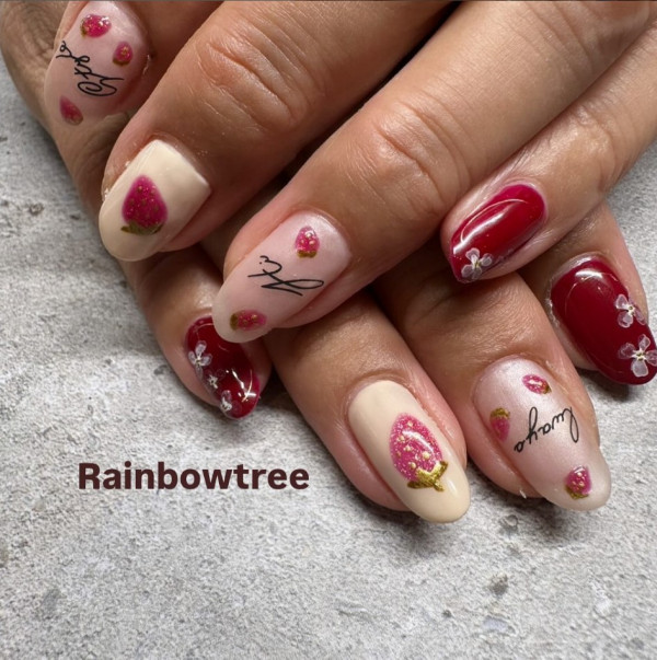 RAINBOW TREE | おまかせnail🍓🍓🍓🍓