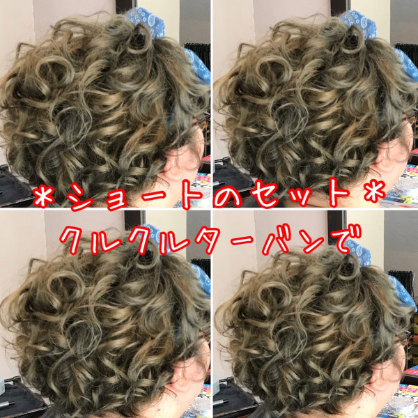 ショートさんのヘアアレンジ