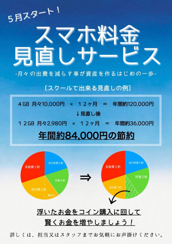 FINTECH SCHOOL | スマホ料金無駄に多く支払っていませんか？