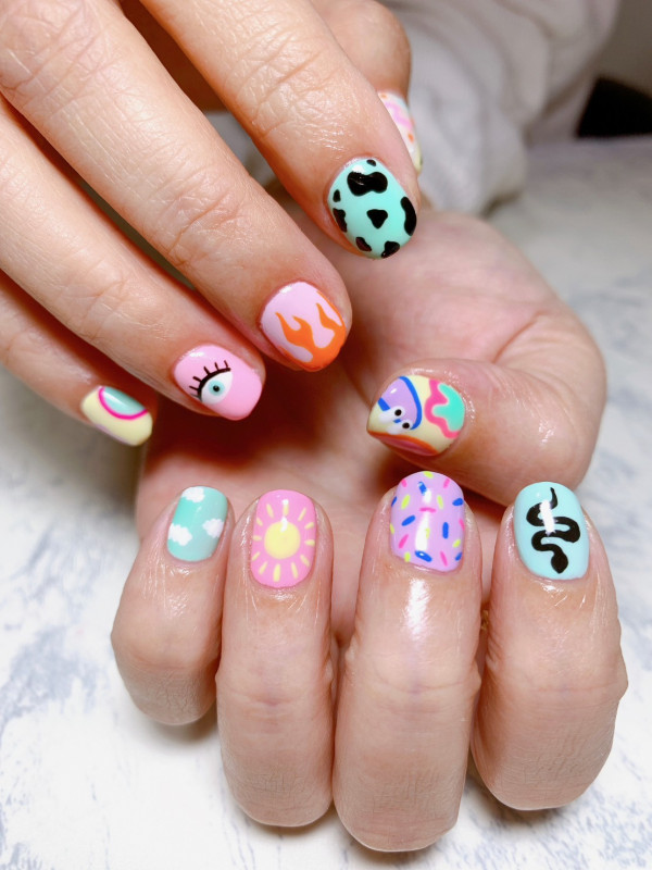 one 1 nail | 